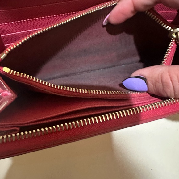 Prada Saffiano Raspberry Pink Zippy Continental Wallet - Picture 11 of 15